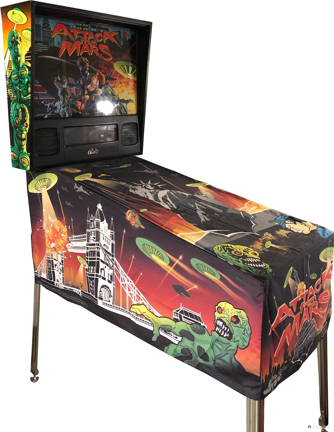PINBALL ARMOR ATTACK FROM MARS Pinball Machine GRAPHIC ARMOR DUST COVER